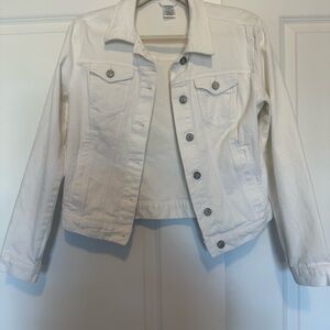 Time and Tru Off-White Denim Jacket